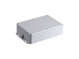 Gabinete Plástico para Exterior (IP65) de 160 x 220 x 100 mm Cierre por Tornillos Metálicos. Tiene Orejas para instalación a muro.