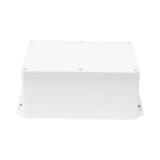 Gabinete Plástico para Exterior (IP65) de 160 x 220 x 100 mm Cierre por Tornillos Metálicos. Tiene Orejas para instalación a muro.