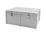 Gabinete Plástico para Exterior (IP65) de 560 X 380 x 265 mm Cierre por broche.