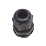 Conector Plástico Negro Tipo Glándula para Rosca NPT 1/2″