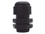 Conector Plástico Negro Tipo Glándula para Rosca NPT 1/2"