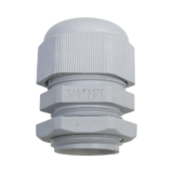 Conector Plástico Blanco Tipo Glándula para Rosca NPT 3/4″