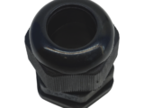 Conector Plástico Negro Tipo Glándula para Rosca NPT 3/4"