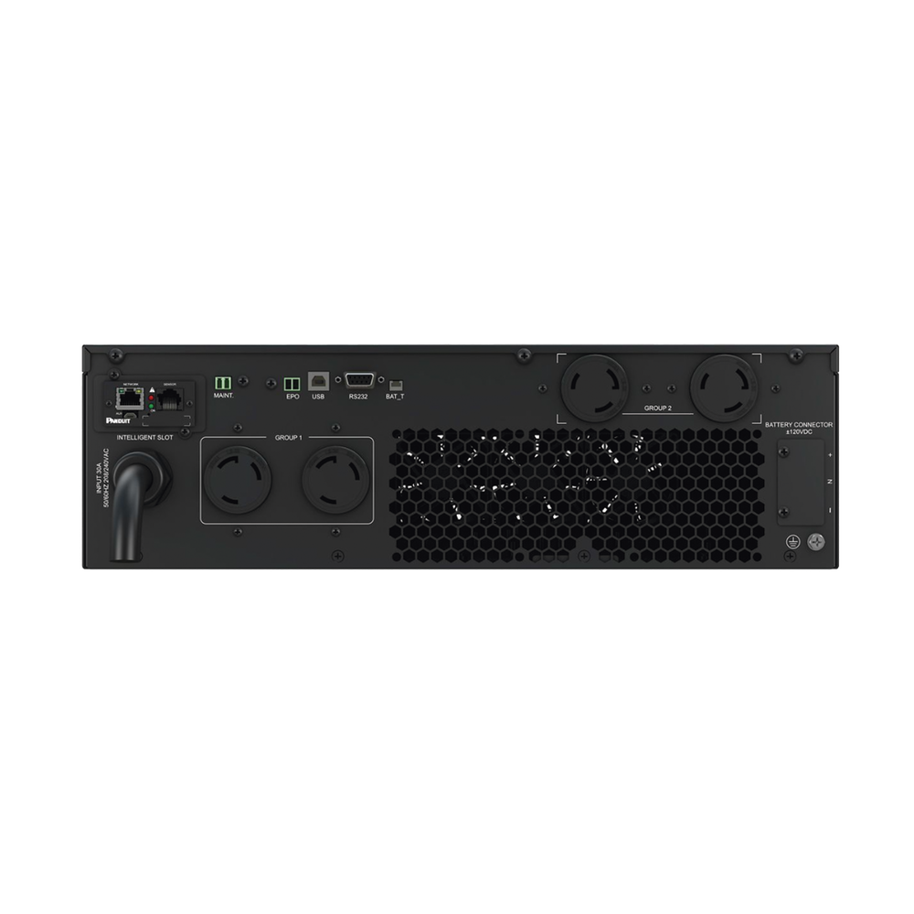 UPS SmartZone de 5000 VA/5000 W, Online Doble Conversión, Entrada 208/240 Vca NEMA L6-30P, Onda Senoidal Pura, 6 UR, Con 4 Tomas NEMA L6-30R, Incluye Tarjeta de Red y Kit de Rieles - Image 5