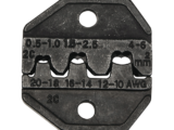 Matriz Ponchadora, Terminales  sin Aislamiento o de Cilindro Abierto, 10-20 AWG. Compatible con Pinza Ponchadora VDV200-010