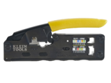Ponchadora/Pelacables/Cortacables Compacta con Matraca para Conectores  RJ45 y RJ11/RJ12.