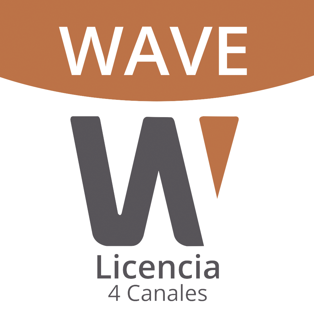 Licencia de 4 Canal de Wisenet Wave Profesional