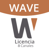 Licencia de 8 Canal de Wisenet Wave Profesional