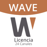 Licencia de 24 Canales de Grabación Wisenet Wave Profesional