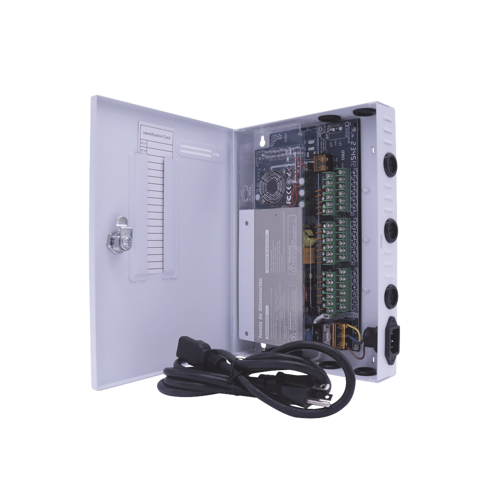 Fuente PREMIUM / 11-15 V / 18 canales / 30 A / Alta tecnología en seguridad / Doble ventilador / Hasta 1.85 Amperes por Salida / Filtro de Ruido por canal / Diseño de alta gama. - Image 8