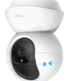 Cámara de Seguridad Wi-Fi Pan/Tilt, 2K Definition, Visión Nocturna 30 pies, 360° Horizontal, 114° Vertical, Detección de Movimiento, Audio Bidireccional, Alarma Sonora/Lumínica, MicroSD 256GB, Modo Privacidad