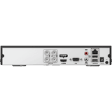 DVR 4 Canales TURBOHD + 4 Canales IP / 8 Megapixel (4K) / Audio Bidireccional / ACUSENSE / 1 Bahía de Disco Duro / Salida de Video en Full HD / H.265+