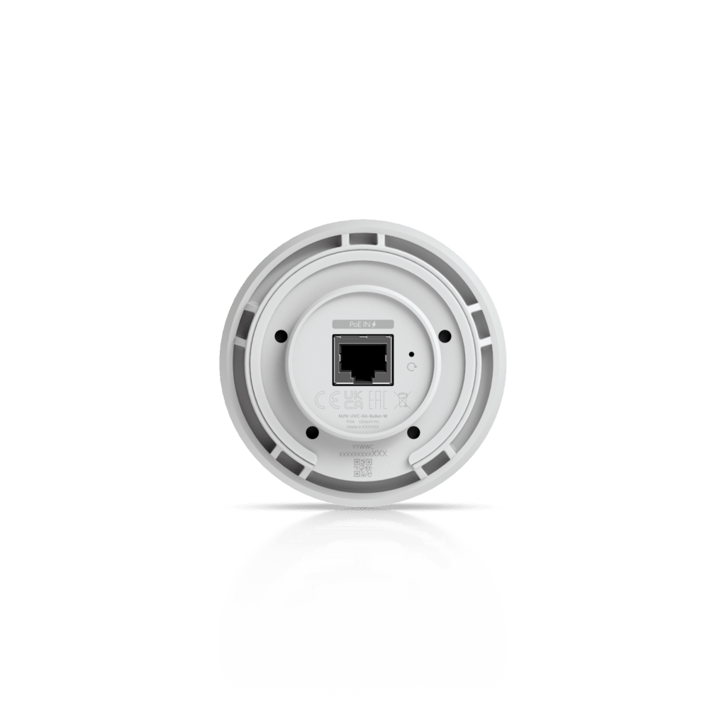 Cámara UniFi Protect G6 Bullet Color Blanco, PoE, 1.8" 4K, AI Multi-TOPS, Visión Nocturna IR 30m, Protección IP66, Reconocimiento Facial y Placa, Montaje en Pared, Techo, Poste - Image 7