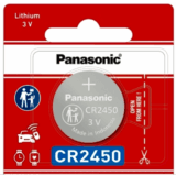 Batería de Litio tipo Moneda 3V / CR2450/ Tira c/5pz (No recargable)
