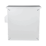 Gabinete Ventilado de Acero IP55 Uso en Exterior (593 x 609 x 399 mm) con Placa Trasera Interior Metálica y Compuerta Inferior Atornillable. Incluye Ventilador, Ventilas, filtros, Montaje Rack 19″, Terminal de Tierra Física, Chapas y Ll