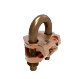 Conector Mecánico para Cable Calibre 4 a 2/0 AWG / Paralelo o 90° Grados a Tubo de 1 1/4″ o Varilla de 1 3/8″ – 1 1/2″.