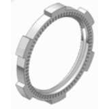 Contratuerca Metálica Zamac de 2 1/2" (63 mm).