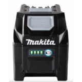 Batería LXT Litio-Ion de 40V 5.0 Ah, con indicador de nivel de carga.
