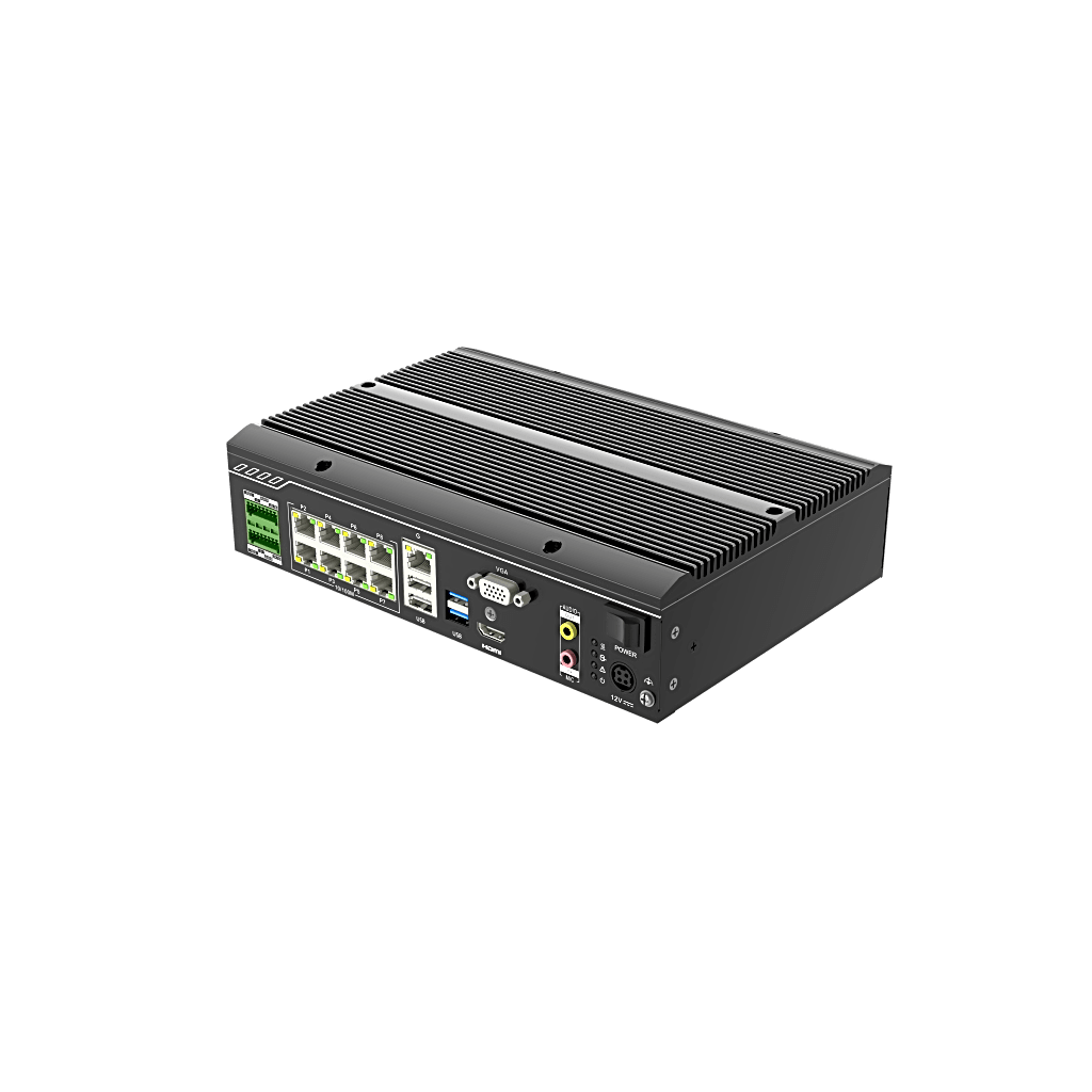 Terminal de Control de Entrada / Gestión en Cascada hasta 4 Carriles / Adaptabilidad de -10~50° / 8 puertos POE / Acceso Remoto y Control Local / SDK Estándar / Almacenamiento 4T HDD + 128GB SSD - Image 2