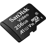 Memoria microSD SanDisk 256GB / Alta Resistencia / Videovigilancia / Clase 10
