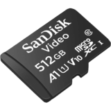 Memoria microSD SanDisk 512GB / Alta Resistencia / Videovigilancia / Clase 10