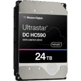 Disco Duro Ultrastar Data Center HC590 / 24TB CMR / Plataforma 11 Discos / HelioSeal Helio / 7200 RPM / SATA 6Gb/s SAS 12Gb/s / ePMR OptiNAND / ArmorCache WCD-WCE / 5 Años Garantía
