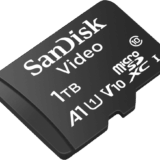 Memoria microSD SanDisk 1TB (1024GB) / Alta Resistencia / Videovigilancia / Clase 10