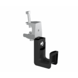 Sujetador STRONGHOLD tipo J (J-Hook), Con Abrazadera de Tornillo para Montaje, Hasta 8 Cables Cat6, Nylon 6.6, Color Negro, 1 pieza
