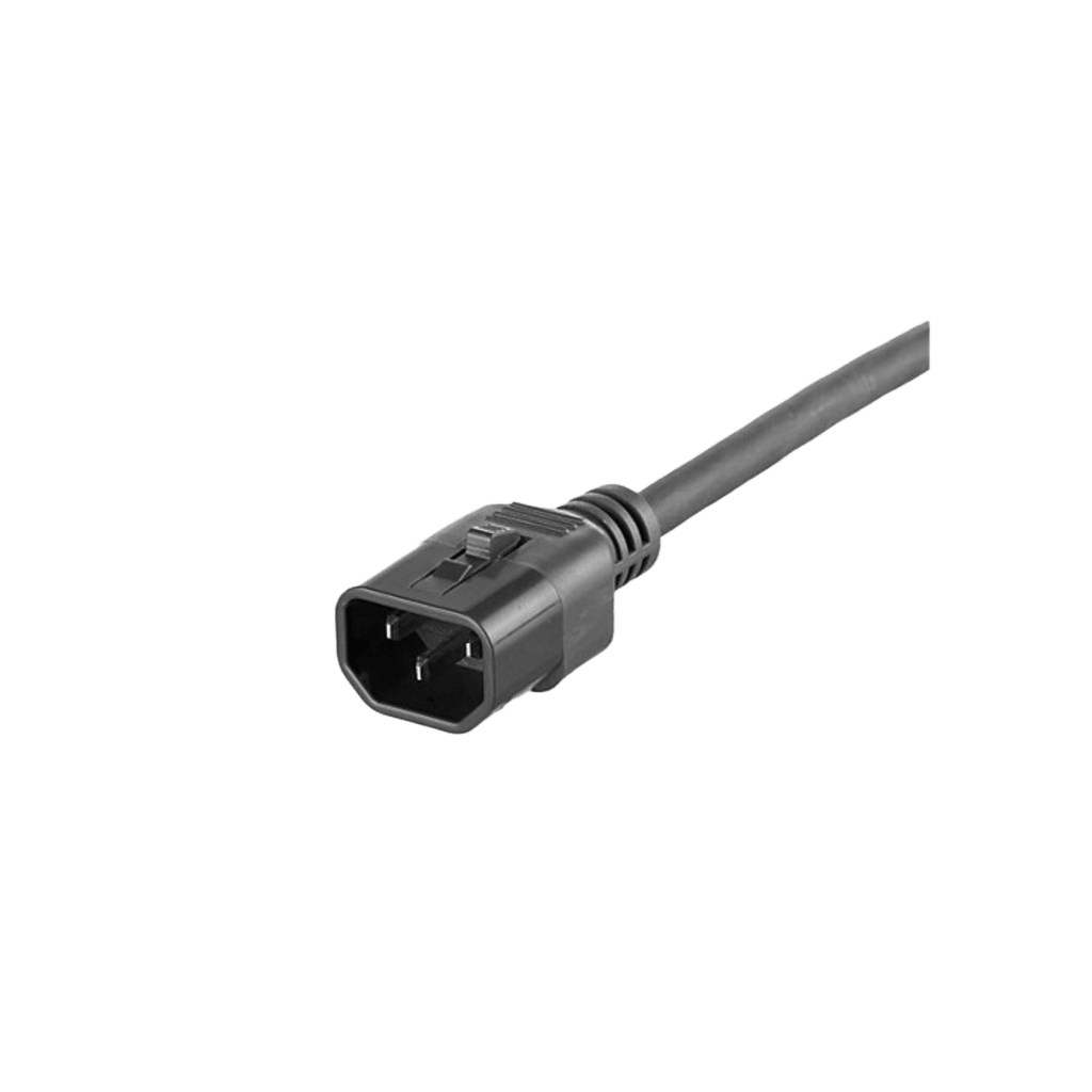 Cable de Alimentación Eléctrica Con Bloqueo Doble de Seguridad, de IEC C14 a IEC C13, 4 ft. de Largo, Color Negro, Paquete de 10 Piezas - Image 5