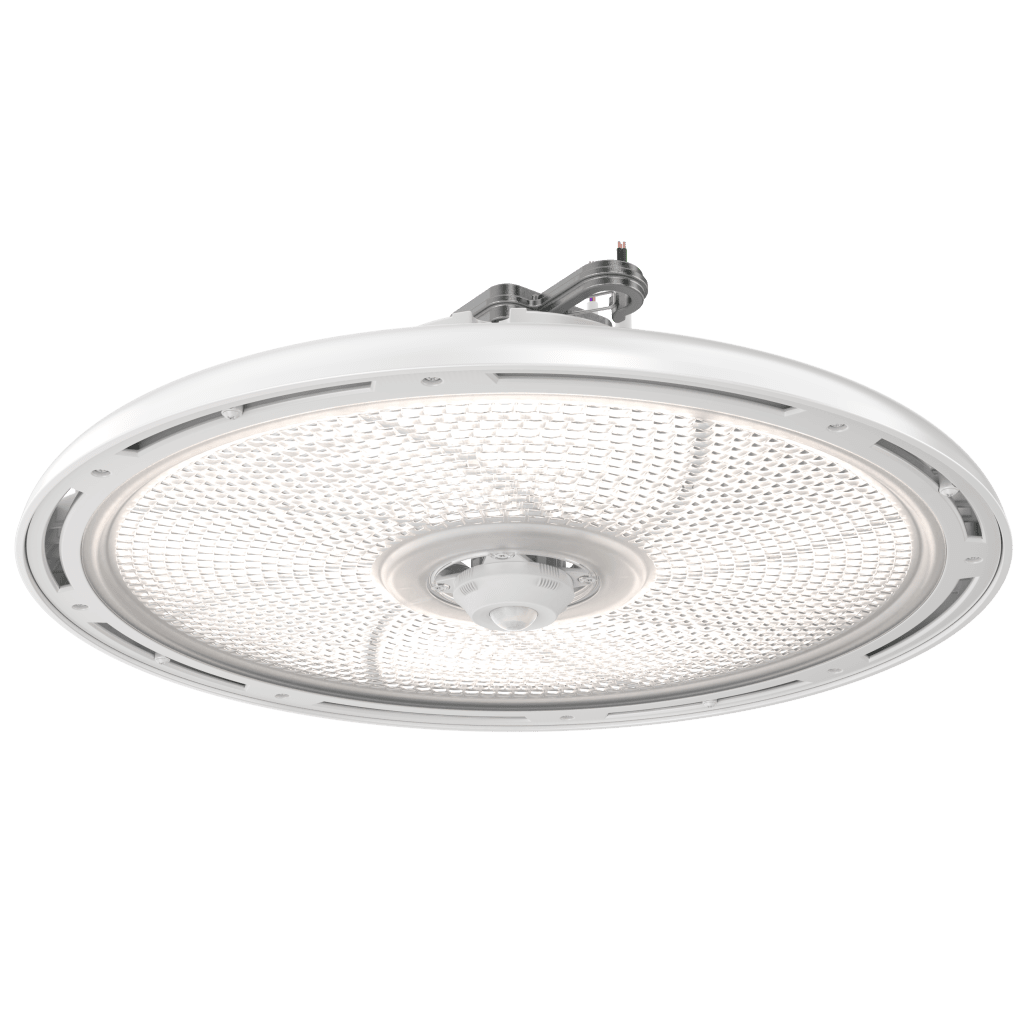 Luminaria LED High Bay Redonda REBL / 24,000-30,000 Lúmenes / Óptica Micro-Prisma Patentada / UGR Ultra Bajo / IK10 IP66 NEMA 4X / Temperatura 3500K-4000K-5000K Switchable / UVOLT 120-347V / Color Blanco. - Image 15