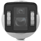 [TandemVu] Bala IP Dual 4 Megapixel (2 Lentes) / Lente Fijo (4 mm / ColorVu) y Lente Mot. (5 a 20 mm / DarkFighter X) / Luz Dual (IR y Luz Blanca) / IP67 / IK10 / Reconocimiento Facial / ACUSENSE / WDR 140 dB / DeepinView / Búsqueda por Atributos
