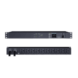 PDU ATS (Fuente Redundante Auto-transferible) Medible, Para Distribución de Energía, 2 Entradas 120 Vca NEMA5-15P, Con 10 Salidas NEMA 5-15R, Horizontal 19in, 1UR