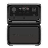 EcoFlow River 3 | Estación de Energía Portátil 858Wh Litio LFP / 2 AC 300 W (Max. 550W) / 1 USB-C 100W / 2 USB -A 12W / Cargador de Coche 8A a 12 o 24V / Conectividad WiFi y Bluetooth (App) / Carga Solar 110W Max.
