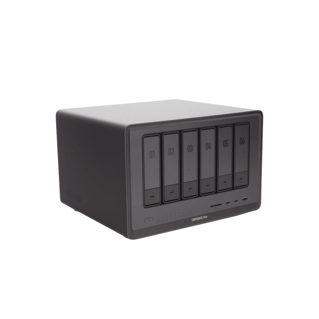 NAS UGREEN NASync DXP6800 Pro / Intel Core i5-1235U 10 Núcleos / 6 Bahías SATA + 2 M.2 NVMe / 2 Puertos Thunderbolt 4 / 2 Puertos 10GbE / 8K HDMI / PCIe 4.0 x4 / DDR5 Hasta 64GB / Compatibilidad Multiplataforma - Image 4