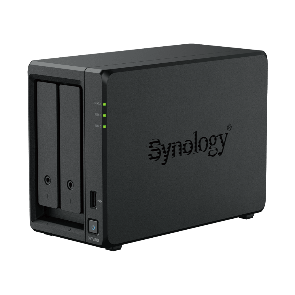 NAS Synology DiskStation DS725+ | 2 Bahías | Expandible hasta 7 Unidades | 2 Ranuras M.2 NVMe | Puerto 2.5GbE | Rendimiento 276 MB/s Lectura y 224 MB/s Escritura | Compatible con Unidad de Expansión DX525. - Image 6