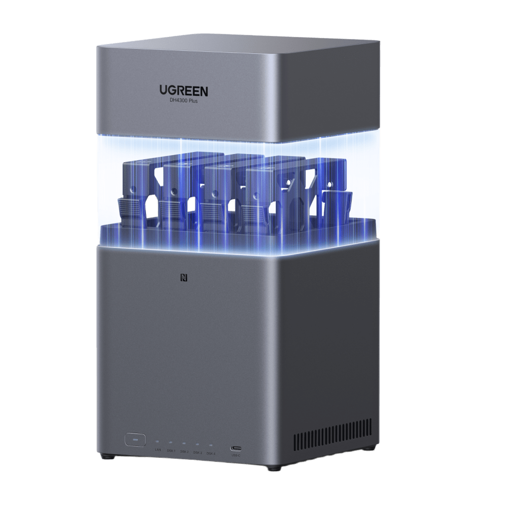 NAS UGREEN NASync DH4300PLUS / 4 Bahías SATA / Procesador RK3588C 8 GB RAM / 2.5GbE Puerto / HDMI 4K / USB 3.2 Type-C / RAID 0/1/5/6/10 / Acceso Remoto UGREENlink - Image 5