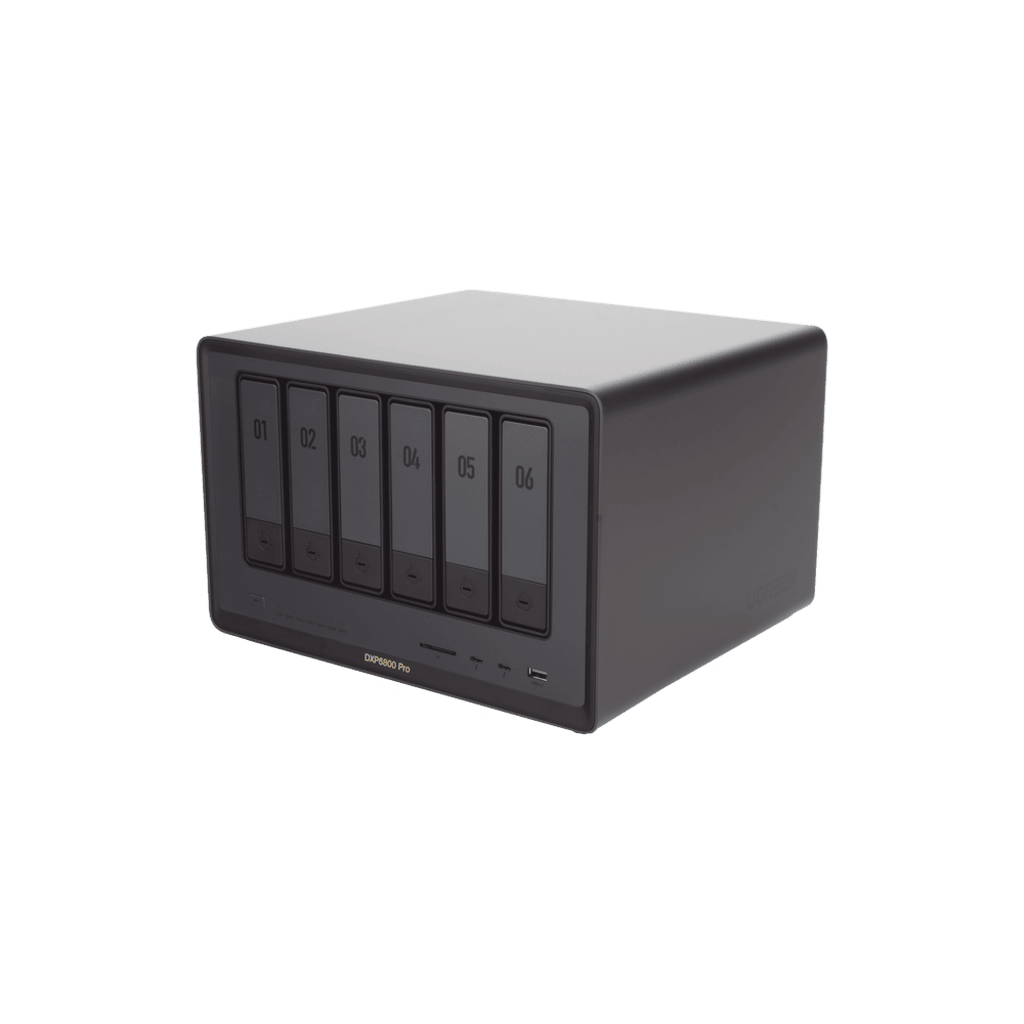 NAS UGREEN NASync DXP6800 Pro / Intel Core i5-1235U 10 Núcleos / 6 Bahías SATA + 2 M.2 NVMe / 2 Puertos Thunderbolt 4 / 2 Puertos 10GbE / 8K HDMI / PCIe 4.0 x4 / DDR5 Hasta 64GB / Compatibilidad Multiplataforma - Image 3