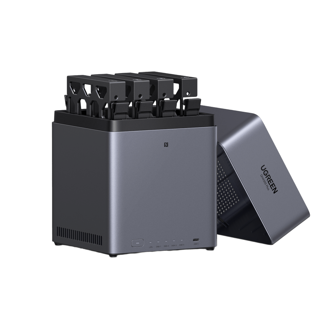 NAS UGREEN NASync DH4300PLUS / 4 Bahías SATA / Procesador RK3588C 8 GB RAM / 2.5GbE Puerto / HDMI 4K / USB 3.2 Type-C / RAID 0/1/5/6/10 / Acceso Remoto UGREENlink - Image 3
