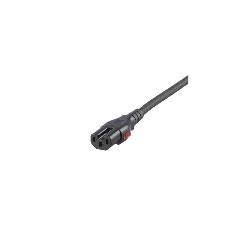 Cable de Alimentación Eléctrica Con Bloqueo Doble de Seguridad, de IEC C14 a IEC C13, 6 ft. de Largo, Color Negro, Paquete de 10 Piezas - Image 6