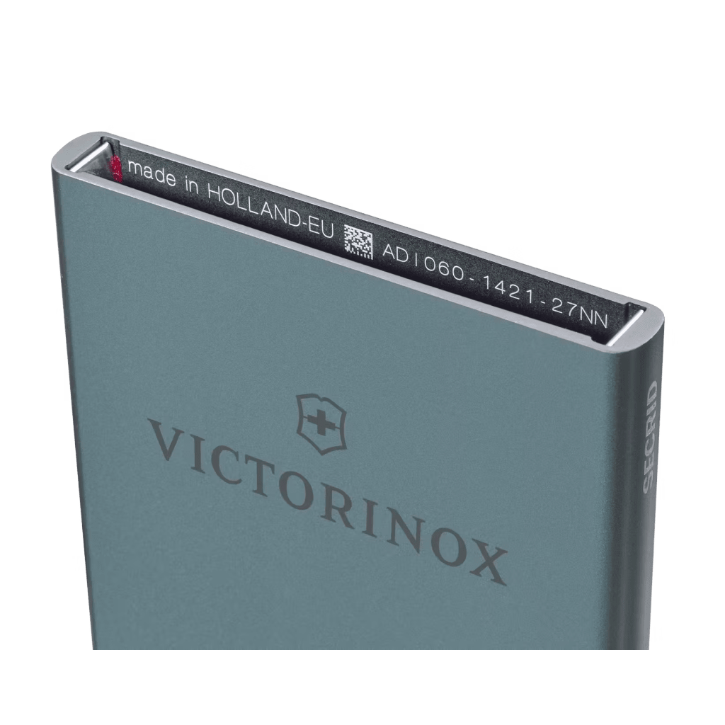 Tarjetero / Almacenamiento Seguro 4-6 Tarjetas / Aluminio Duradero / Protección RFID / Sistema Deslizamiento Patentado / Color Gris. - Image 10