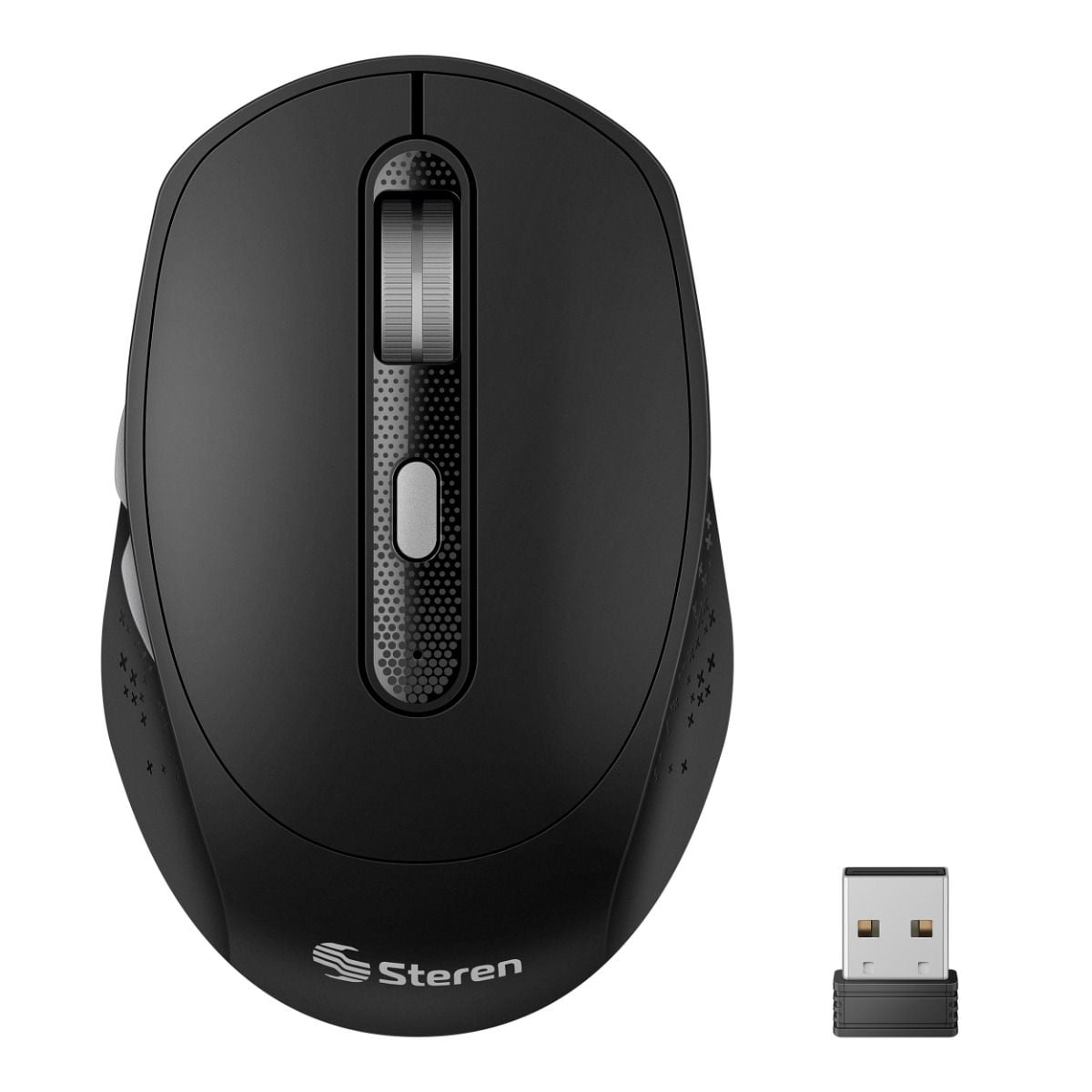 Mouse ACTECK Inalámbrico 2.4 GHZ 1600 DPI 3 LVLS WINDOWS-LINUX-MAC OS SLIM Negro OPTIMIZE MI240