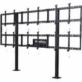 Soporte Modular para Video Wall Pedestal / Configuración 3x2 / Para Pantallas 46" a 55" / Hasta 5" de Profundidad (127 mm) / Ajuste Sin Herramientas / 8 Puntos de Alineación / Estructura de Aluminio / Compatibilidad VESA 200x2