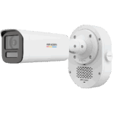 [SoundMax] Cámara Bullet TurboHD 2 Megapixel / ColorVu / Audio Bidireccional / Sirena Integrada / Luz Dual 60m IR + 60m Luz Blanca / Exterior IP67 / Alarma Audible y Estroboscópica / 90° de Visión