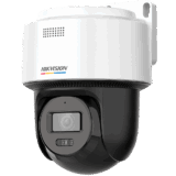 [ColorVu + Dual Light] Cámara Exterior PT TurboHD 3K  / Audio Bidireccional y Sirena / Luz Blanca 40 m / IP66 / -30°C a 60°C / Material Plástico