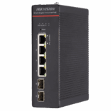 Switch Industrial / Administrable Gigabit / 4 Puertos Gigabit HiPoE (90 W) / 2 Puertos SFP / 300 W Total / 48 a 57 VCD / Ideal para Proyectos / 300 Metros de Distancia