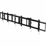 Soporte para Pantallas desde 46" tipo Menu Board / 8 Puntos Ajuste Tool-Less / 3x1 Configuración / Carga maxima (136 kg) / Inclinación +15° / Ajuste Horizontal Continuo