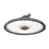 Luminaria LED High Bay Redonda REBL / 24 000- 27 000 -30 000 Lúmenes / 150-170-200W / 3500K-4000-5000 K CCT Switchable / IP66 NEMA 4X / IK10 / UVOLT 120-347V / DLC Premium