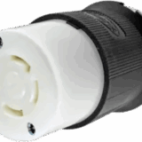 Conector Industrial con Bloqueo de Media Vuelta / 30 A 480 V CA Trifásico / 3 Polos 4 Hilos con Tierra / L16-30R / Terminales de Tornillo / Cuerpo de Nylon / Resistente a Impactos y Químicos