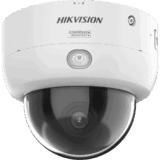 Domo IP 4 Megapixel / Lente 2.8 mm / Dual Light (40 mts IR + 40 mts Luz Blanca) / Darkfighter S / Exterior IP67 / IK10 / Microfono Integrado / WDR 130 dB / 4 Analíticos: AcuSense, Deteccion Facial, Conteo de Personas por Cruce y Zona