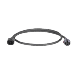 Cable de Alimentación Eléctrica Con Bloqueo Doble de Seguridad, de IEC C14 a IEC C13, 4 ft. de Largo, Color Negro, Paquete de 10 Piezas